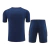 Kit Treino adulto - Camisa e Shorts - Seleção Espanha Adidas 24/25 - Azul com detalhes em vermelho e laranja na internet