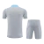 Kit Treino adulto - Camisa e Shorts - Atlético de Madrid Nike 24/25 - Cinza com detalhes em azul en internet