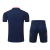Kit Treino adulto - Camisa e Shorts - Manchester United Adidas 24/25 - Azul com detalhes em laranja na internet