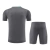 Kit Treino adulto - Camisa e Shorts - Paris Saint-Germain Nike 24/25 - Cinza com detalhes em verde na internet