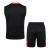 Kit Treino adulto - Camisa e Shorts - Liverpool Nike 24/25 - Preto com detalhes em vermelho - comprar online