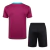 Kit Treino adulto - Camisa e Shorts - Paris Saint-Germain Nike 24/25 - Vinho e preto com detalhes em verde - comprar online