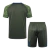 Kit Treino adulto - Camisa e Shorts - Paris Saint-Germain Jordan 24/25 - Verde com detalhes em azul - comprar online