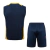 Kit Treino adulto - Camisa e Shorts - Real Madrid Adidas 24/25 - Azul com detalhes em laranja e amarelo - buy online