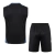 Kit Treino adulto - Camisa e Shorts - Manchester United Adidas 24/25 - Preto com detalhes em cinza e branco - comprar online