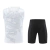 Kit Treino adulto - Camisa e Shorts - Real Madrid Ano do Dragão Adidas 24/25 - Branco e preto com detalhes em cinza - comprar online