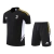 Kit Treino adulto - Camisa e Shorts - Juventus Adidas 23/24 - Preto com detalhes em branco e dourado - comprar online
