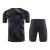 Kit Treino adulto - Camisa e Shorts - Barcelona Nike 23/24 - Cinza com detalhes em verde - comprar online