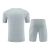 Kit Treino adulto - Camisa e Shorts - Paris Saint-Germain Jordan 23/24 - Cinza com detalhes em preto na internet