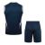 Kit Treino adulto - Camisa e Shorts - Ajax Adidas 23/24 - Azul com detalhes em rosa - comprar online