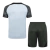 Kit Treino adulto - Camisa e Shorts - Barcelona Nike 23/24 - Cinza e verde - comprar online