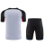 Kit Treino adulto - Camisa e Shorts - Barcelona Nike 23/24 - Branco e preto - comprar online