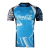 Camisa Napoli Pré-jogo 24/25 - Torcedor EA7 Masculina - Azul e Com Patrocínio
