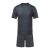 Kit Infantil Napoli III 24/25 - EA7 - Cinza com detalhes em azul - comprar online