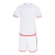 Kit Infantil Internacional II 24/25 - Adidas - Branco com detalhes em vermelho - comprar online