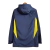 Jaqueta Corta-Vento Real Madrid 23/24 - Masculina Adidas - Azul com detalhes em amarelo - comprar online