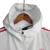 Imagen de Jaqueta Corta-Vento Bayern de Munique 23/24 - Masculina Adidas - Branca com detalhes em vermelho