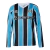 Camisa Grêmio I 24/25 manga longa - Torcedor Umbro Masculina - Azul e preta