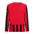 Camisa AC Milan I 24/25 manga longa - Torcedor Puma Masculina - Vermelha e preta com detalhes em branco - comprar online