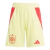 Short Espanha II 24/25 - Masculino Adidas - Amarelo com detalhes em vermelho