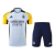 Kit Treino adulto - Camisa e Shorts - Real Madrid Adidas 24/25 - Azul com detalhes em amarelo