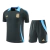 Kit Treino adulto - Camisa e Shorts - Seleção Argentina Adidas 24/25 - Cinza com detalhes em azul - comprar online