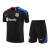 Kit Treino adulto - Camisa e Shorts - Barcelona Nike 24/25 - Preto com detalhes em vermelho e azul - comprar online
