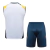 Kit Treino adulto - Camisa e Shorts - Real Madrid Adidas 24/25 - Branco e azul com detalhes em laranja e amarelo - comprar online