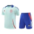 Kit Treino adulto - Camisa e Shorts - Seleção Espanha Adidas 24/25 - Azul com detalhes em vermelho e branco