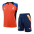 Kit Treino adulto - Camisa e Shorts - Juventus Adidas 24/25 - Azul e laranja