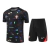 Kit Treino adulto - Camisa e Shorts - Seleção Portugal Nike 24/25 - Preto com detalhes coloridos