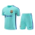 Kit Treino adulto - Camisa e Shorts - Barcelona Nike 23/24 - Verde com detalhes em azul