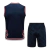 Kit Treino adulto - Camisa e Shorts - Paris Saint-Germain Jordan 23/24 - Azul com detalhes em vermelho - comprar online