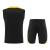 Kit Treino adulto - Camisa e Shorts - Paris Saint-Germain Jordan 23/24 - Preto com detalhes em amarelo - comprar online