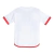 Kit Infantil Flamengo II 24/25 - Adidas - Branco com detalhes em vermelho - comprar online
