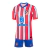 Kit Infantil Atlético de Madrid I 24/25 - Nike - Vermelho e azul com detalhes em branco