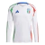 Camisa Seleção Itália II 24/25 manga longa - Torcedor Adidas Masculina - Branca