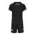 Kit Infantil Lazio III 24/25 - Mizuno - Preto com detalhes em azul - comprar online