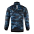 Image of Jaqueta Corta-Vento Napoli Treino 24/25 - Masculina EA7 - Preta com detalhes em azul