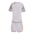 Kit Infantil Internacional III 24/25 - Adidas - Cinza com detalhes em vermelho - comprar online