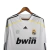 Camisa Retrô Real Madrid I 09/10 manga longa - Masculina Adidas - Branca com detalhes em preto e amarelo en internet