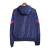 Jaqueta Corta-Vento Barcelona 23/24 - Azul com detalhes em vermelho - comprar online