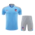 Kit Treino adulto - Camisa e Shorts - Atlético de Madrid Nike 24/25 - Azul e cinza