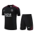 Kit Treino adulto - Camisa e Shorts - Paris Saint-Germain Nike 24/25 - Preto com detalhes em vinho - comprar online