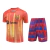 Kit Treino adulto - Camisa e Shorts - Barcelona Nike 23/24 - Laranja e vermelho e azul