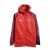 Jaqueta Corta-Vento Manchester United 23/24 - Masculina Adidas - Vermelha com detalhes em vinho