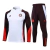 Conjunto Bayern de Munique 24/25 - Masculino Adidas - Branco e vinho com detalhes em vermelho