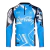 Camisa Napoli Pré-jogo 24/25 manga longa - Torcedor EA7 Masculina - Azul e Com Patrocínio