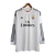 Camisa Retrô Real Madrid I 2013/2014 manga longa - Adidas Masculina - Branca com detalhes em cinza e laranja