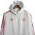 Jaqueta Corta-Vento Bayern de Munique 23/24 - Masculina Adidas - Branca com detalhes em vermelho en internet